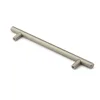 brushed stainless steel cabinet t bar door handles