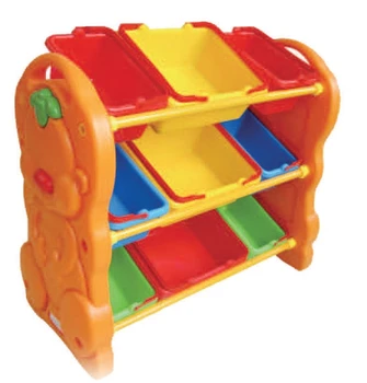 plastic toy shelf