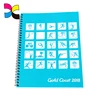 Soft cover printing OEM A4 A5 A6 B4 B5 size personalized design spirial notebook