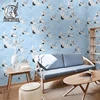 New design swan pattern waterproof wallpaper for ktv background wall paper