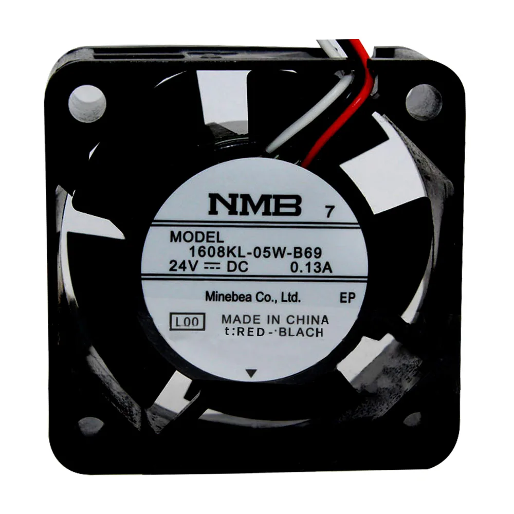 1608KL-05W-B69 24V 0.13A NMB-MAT 7 original CNC servo amplifier cooling fan
