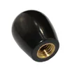 Thermoset Flute Rim Tapered Knob, Smooth Rim, Threaded Stud