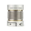 Spring coupling stepping motor coupling