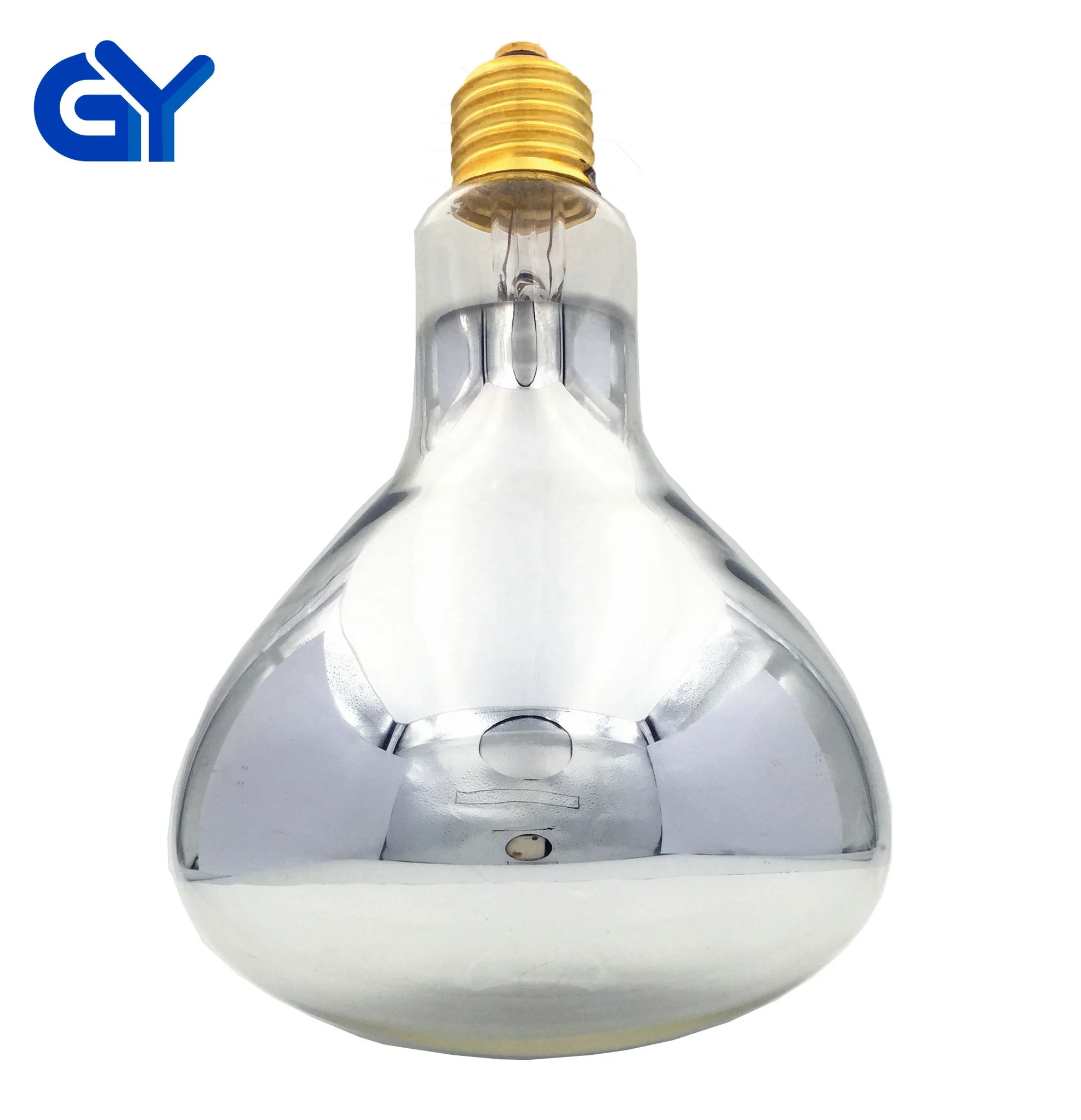 R125 R40 waterproof glass infrared lamp Infrared heating bulb on sale cheap price heat lamp for poultry and livestocks