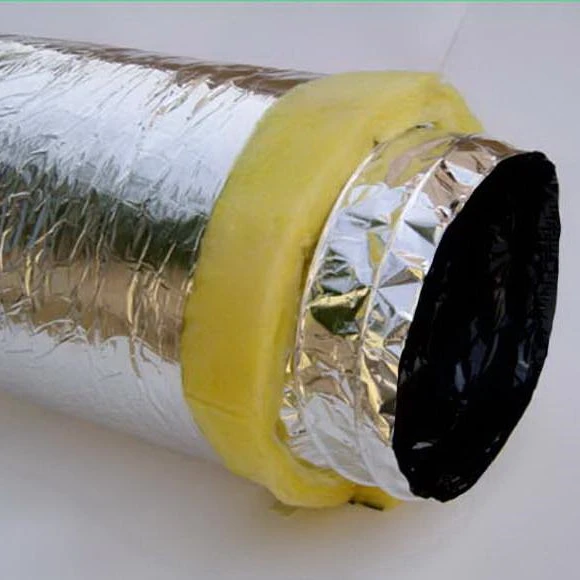 Insulated Flexible Air Duct 24 Inch Hvac Flexible Ducting Flex Duct ...
