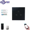 Tuya 3 Gang wireless intelligence timing touch wifi switch light switch Smart home touch switch