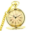 Vintage Bronze Steampunk Pocket Watch 1896 Roman Numerals Quartz Necklace Pocket & Fob Watches Chain Men Women Clock
