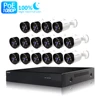 Loosafe 1080P H.265X 16 Channel Colorful Picture IP68 Motion Detection RJ45 Outdoor CCTV NVR IP Camera POE Kit