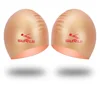 the tight fitting of the head high quality silicone material classic flat swimming Cap with Your Logo