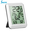 LCD Digital Thermo-Hygrometer, Indoor Weather Thermometer Hygrometer , Monitor Temperature and Humidity Meter for Home Office