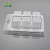 stock size PVC PET material 6 Cavity Wax Melt Clamshell Packaging