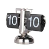 Metal Auto Flip Down Clock Desktop Decorative Clock with Single Holder