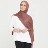 China factory sale jumbo size fashion popular Arabic style plain solid color hijab modal jersey scarf