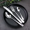 Hot-Selling Knife Fork Spoon Cutlery Stainless Steel Flatware for Birthday Party Dinnerware Kitchen Silverware