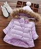 Thicken cotton hoodie children quilted clothes jacket kid girls winter coat