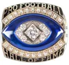 Blue customized stone Mens hall of fame Pro football championship ring good price