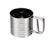 Hot selling baking tools manual stainless steel Flour Sifter with 2 different sizes
