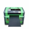 3d uv led flatbed printing machine electric leather special paper inkjet printer for acylinc