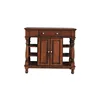 2048-303 solid wood turning post double sides using cherry veneer MDF buffet server sideboard