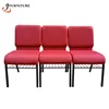 High quality modern interlocking padded used church chairs