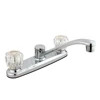 7-5/8-Inch in Spout Reach American 8-Inch Kitchen Faucet with Side Sprayer