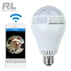 Smart Led Bubble fisheye bulb 360 degree view camera recording cctv camera security lamp