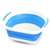 Factory direct silicone collapsible hanging portable outdoor folding wash basin