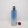 100ml cosmetic facial toner modern lotion glass bottle with liquid pump