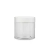 80 100 120 150 200 250 gram hemp storage food grade container round clear pet plastic jars with screw top cap for food
