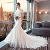 Summer Neckline Dropped Shoulders Elegant Capped Sleeve Wedding Dress