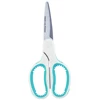 office use Comfortable 3 color soft grip rubber plastic handle scissors