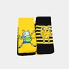 New mens cartoon tube socks famous comic character pattern combed cotton crew socks wholesale