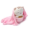 custom made plush toy polar bear stuffed animals 3 in 1 pillow blanket