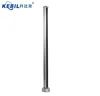 Powder Coated Aluminum Fence Flanged Post With 10mm Feet Plate Glass Railing
