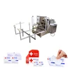 PLC Program Control Alcohol Swab Packs Wet Wipes Machinery Alcohol Swab Packaging Machine