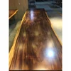 ready to ship 450cm long 12 seater walnut wood dining table live edge slab table