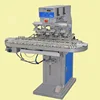 Electric Pad Printing Machine 4 Color Printing On Glass Bottle Cup Logo