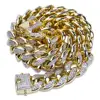 Cubic Zircon Iced Out Chain Gold Fashion UKA mask Pendant Necklace HipHop Jewelry Statement Necklaces For Man Women Gifts