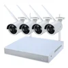 4CH Video Recorder Outdoor 4ch 1Mp 720p Wifi P2P Wireless IP Wifi Surveillance Systems CCTV Camera Kit