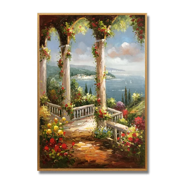 Celebre Paysage Mediterraneen Peinture A L Huile Lieux D Interet Art Peinture Sur Toile 24x36 Pouces Buy Peinture A L Huile De Paysage Celebre Lieux D Interet Artistique Peinture D Art Sur Toile Product On Alibaba Com