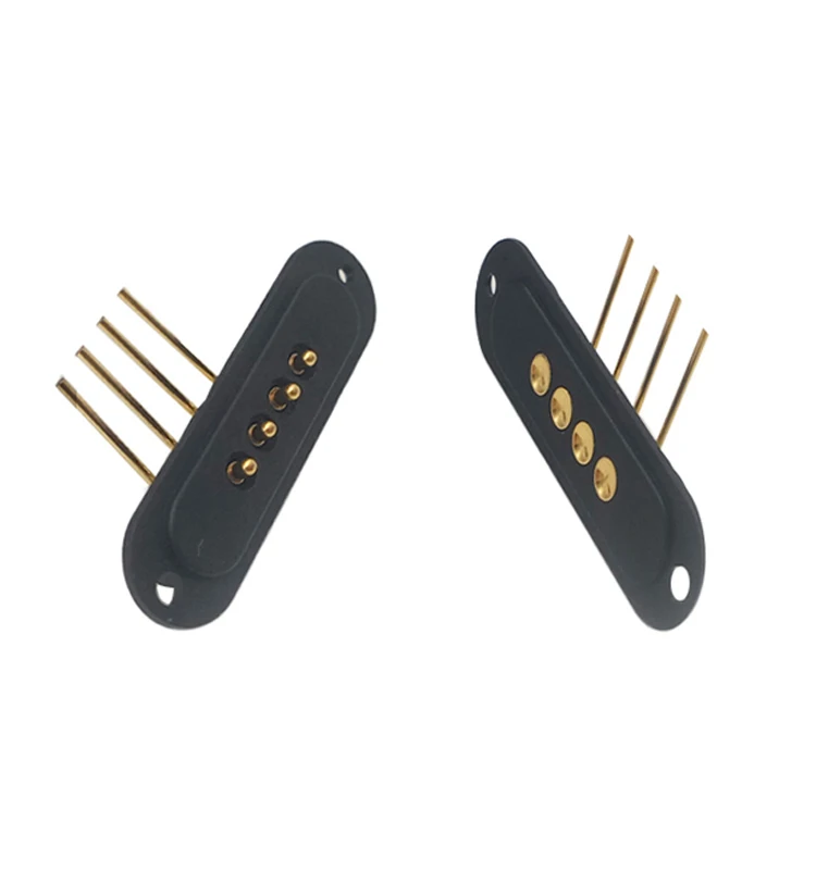 
2019 High Current Spring Pogo Magnetic Cable Connector 4 Pin USB Connector Magnetic For Battery Charging 