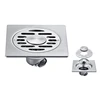 Modern style SS304 bathroom toilet cover shower decorative floor drain