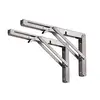Heavy duty stainless steel adjustable fold down 90 degrees L angle folding mount shelf bracket