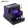 JETVINNER 2019 Low Cost Automatic A4 UV flatbed Printer A1630 Type Bottle Printer phone cover printing Machine a4 Uv