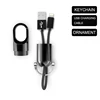 New product shiny black metal dog hook for ornament