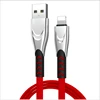 Zinc Alloy Flat Cell Phone Type C Fast Charging USB Charger Data Cable For iphone
