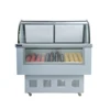 2019 Newest Customized Gelato Mini Ice Cream maker showcase display freezer