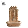 wholesale outdoor garden decoration hand-carved nude woman and angel marble wall fountain MFE-58