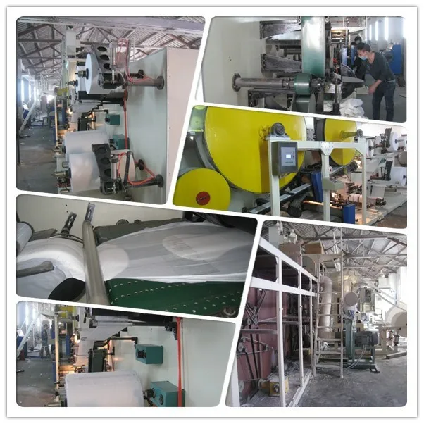 Raw Material For Sanitary Napkin Factory, Popular Breathable, Cotton And Mesh Surface Lady Sanitary Pad