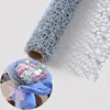 wholesale Solid Color Packing material deco poly flower wrapping mesh
